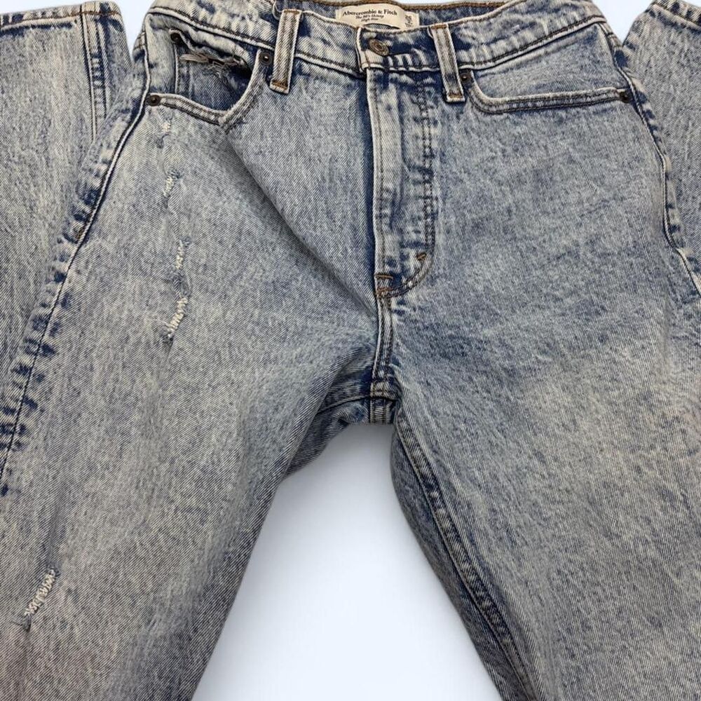 Abercrombie and Fitch Women's High Rise Skinny Blue Jeans